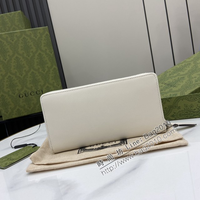 Gucci專櫃古馳最新款Marmont系列錢夾男女款拉鏈長夾錢包 jh2481型號：790057